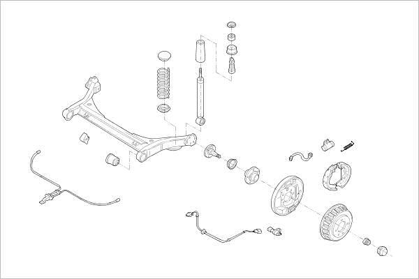 Delphi OE-VW-000010044-R - Подвеска колеса autosila-amz.com