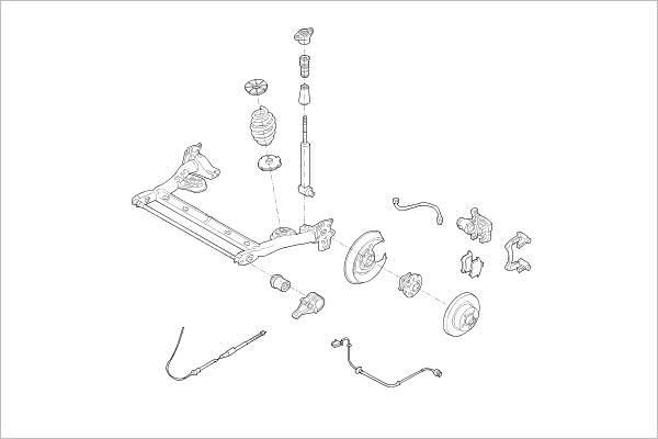 Delphi OE-VW-000017406-R - Подвеска колеса autosila-amz.com