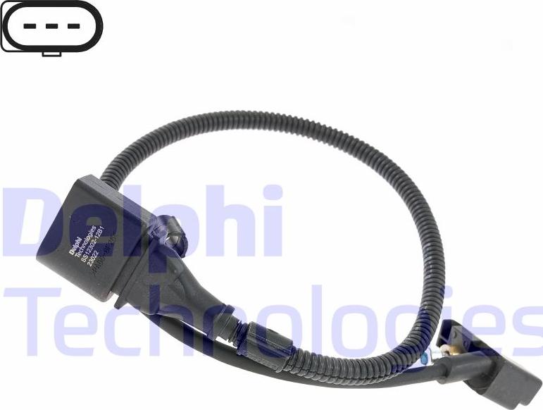 Delphi SS12302-12B1 - Датчик импульсов, коленвал autosila-amz.com