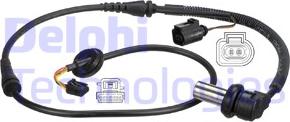 Delphi SS20603 - Датчик ABS, частота вращения колеса autosila-amz.com