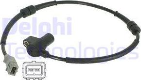 Delphi SS20067 - Датчик ABS, частота вращения колеса autosila-amz.com