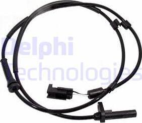Delphi SS20165 - Датчик ABS, частота вращения колеса autosila-amz.com