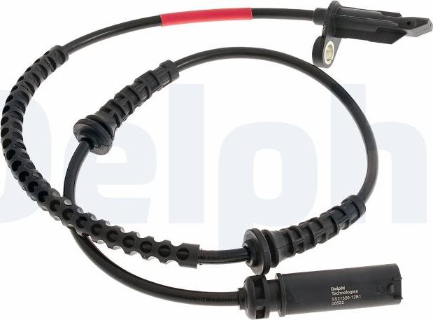 Delphi SS21320-12B1 - Датчик ABS, частота вращения колеса autosila-amz.com