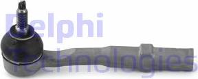Delphi TA3458 - Наконечник рулевой тяги, шарнир autosila-amz.com