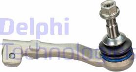 Delphi TA3460 - Наконечник рулевой тяги, шарнир autosila-amz.com