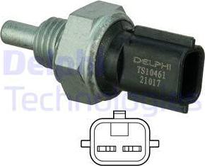 Delphi TS10461 - Датчик, температура охлаждающей жидкости autosila-amz.com