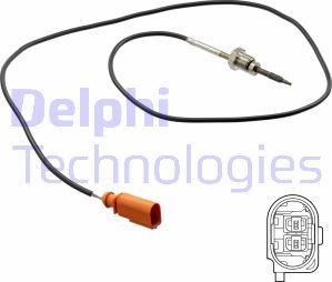Delphi TS30248 - Датчик, температура выхлопных газов autosila-amz.com