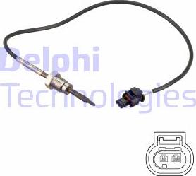 Delphi TS30257 - Датчик, температура выхлопных газов autosila-amz.com