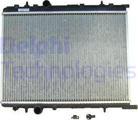 Delphi TSP0524054 - Радиатор, охлаждение двигателя autosila-amz.com