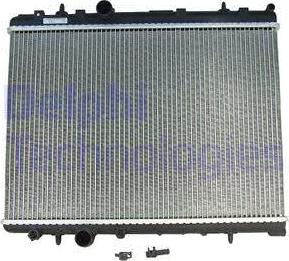 Delphi TSP0524052 - Радиатор, охлаждение двигателя autosila-amz.com