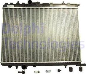 Delphi TSP0524069 - Радиатор, охлаждение двигателя autosila-amz.com