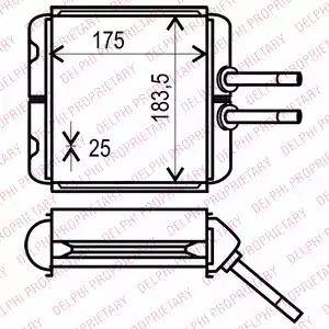 Delphi TSP0525532 - Теплообменник, отопление салона autosila-amz.com