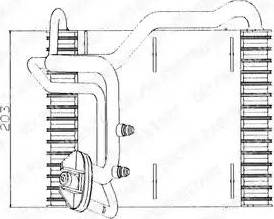 Delphi TSP0525005 - Испаритель, кондиционер autosila-amz.com