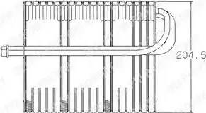 Delphi TSP0525002V - Испаритель, кондиционер autosila-amz.com