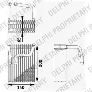 Delphi TSP0525189 - Испаритель, кондиционер autosila-amz.com