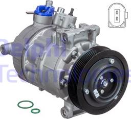 Delphi TSP0155997 - Компрессор кондиционера AUDI/VW A1/A3/S3/ALTEA/ALTEA XL/IBIZA autosila-amz.com