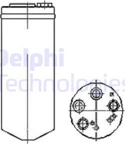 Delphi TSP0175289 - Осушитель, кондиционер autosila-amz.com