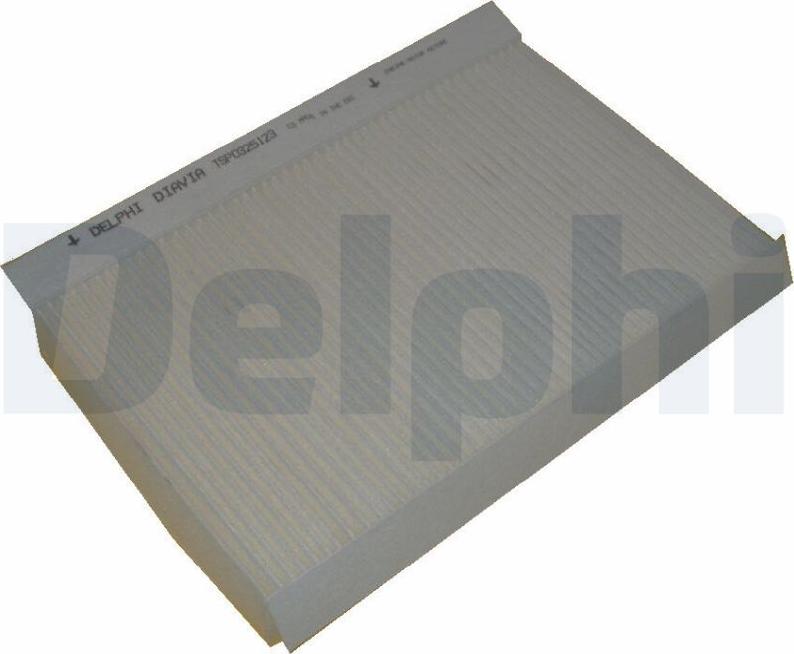 Delphi TSP0325123CB - Фильтр воздуха в салоне autosila-amz.com