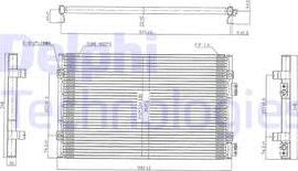 Delphi TSP0225486 - Конденсатор кондиционера autosila-amz.com