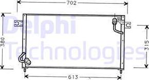 Delphi TSP0225435 - Конденсатор кондиционера autosila-amz.com