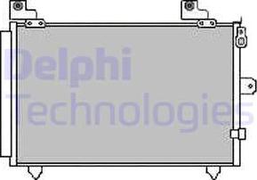 Delphi TSP0225550 - Конденсатор кондиционера autosila-amz.com