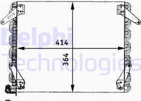 Delphi TSP0225636 - Конденсатор кондиционера autosila-amz.com