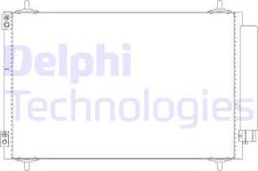 Delphi TSP0225677 - Конденсатор кондиционера autosila-amz.com