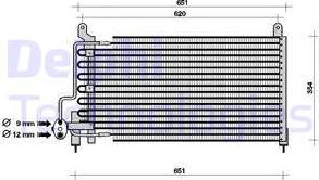 Delphi TSP0225049 - Конденсатор кондиционера autosila-amz.com