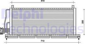 Delphi TSP0225046 - Конденсатор кондиционера autosila-amz.com