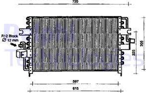 Delphi TSP0225087 - Конденсатор кондиционера autosila-amz.com