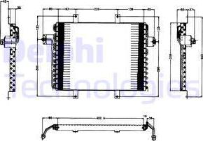 Delphi TSP0225138 - Конденсатор кондиционера autosila-amz.com