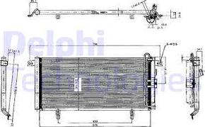 Delphi TSP0225224 - Конденсатор кондиционера autosila-amz.com