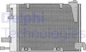 Delphi TSP0225221 - Конденсатор кондиционера autosila-amz.com