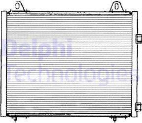 Delphi TSP0225222 - Конденсатор кондиционера autosila-amz.com