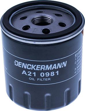 Denckermann A210981 - Масляный фильтр autosila-amz.com