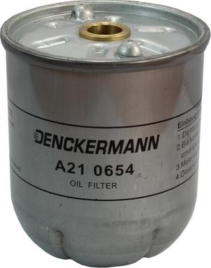 Denckermann A210654 - Масляный фильтр autosila-amz.com