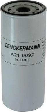 Denckermann A210092 - Масляный фильтр autosila-amz.com