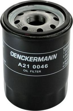 Denckermann A210046 - Масляный фильтр autosila-amz.com