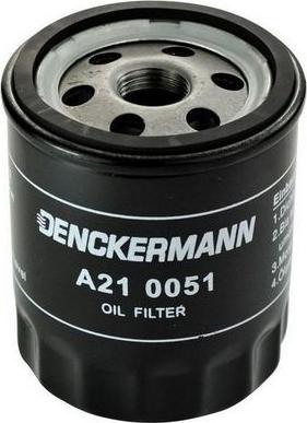 Denckermann A210051 - Масляный фильтр autosila-amz.com