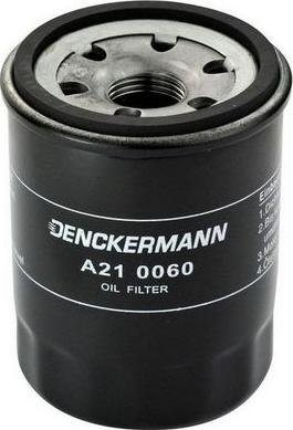 Denckermann A210060 - Масляный фильтр autosila-amz.com