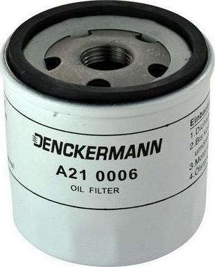 Denckermann A210006 - Масляный фильтр autosila-amz.com