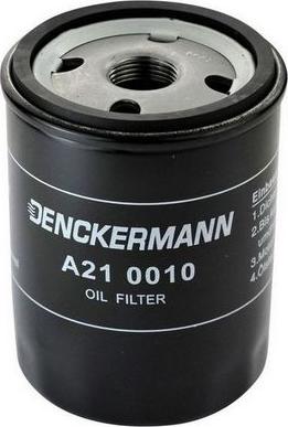 Denckermann A210010 - Масляный фильтр autosila-amz.com