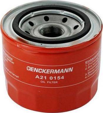 Denckermann A210154 - Масляный фильтр autosila-amz.com