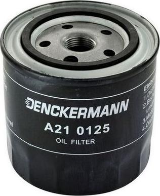 Denckermann A210125 - Масляный фильтр autosila-amz.com