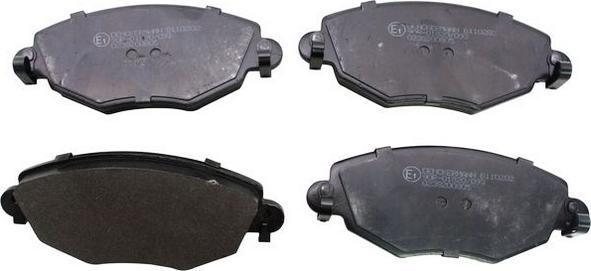 Denckermann B110202 - Тормозные колодки, дисковые, комплект autosila-amz.com