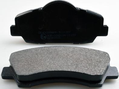 Denckermann B111307 - Тормозные колодки, дисковые, комплект autosila-amz.com