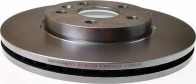 Denckermann B130710 - Тормозной диск autosila-amz.com
