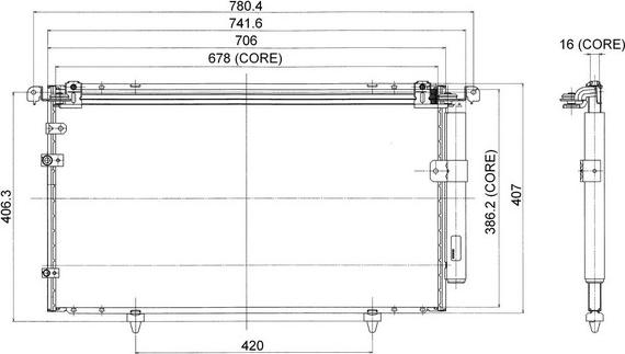 Denso 477-0506 - Конденсатор кондиционера autosila-amz.com