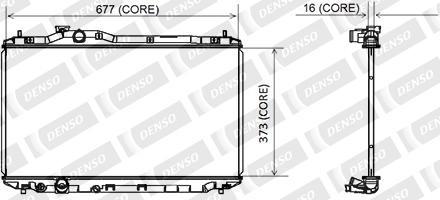 Denso A221-A397 - Радиатор, охлаждение двигателя autosila-amz.com