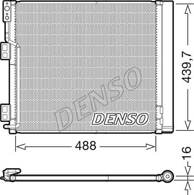 Denso DCN46028 - Конденсатор кондиционера autosila-amz.com